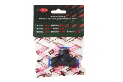 Фитинг T-образный 12 мм для пластиковых трубок ROCKFORCE RF-SPE12