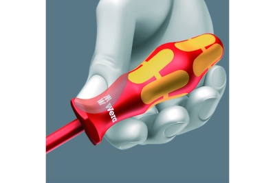 Отвёртка диэлектрическая Wera, VDE, SL 1.0х5.5х125 мм, WE-006120