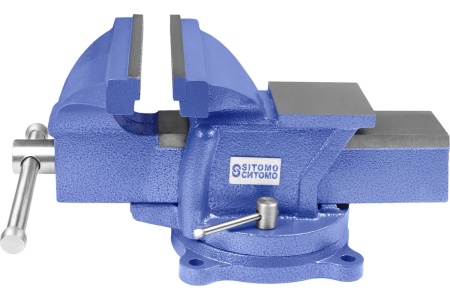Слесарные тиски SITOMO ТСЧ-150 поворотные 48290