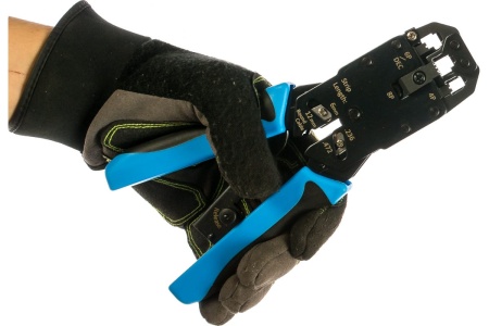 Обжимной инструмент LANMASTER 4P, 6P, 8P, с храповым механизмом LAN-CRI-2008R