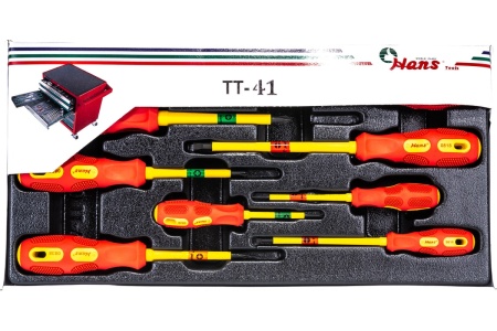 Ложемент отвертки для электрика 8шт Hans TT-41