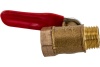Шаровой кран Pegas pneumatic латунный, резьба внутренняя наружная 1/4 FXM 4406