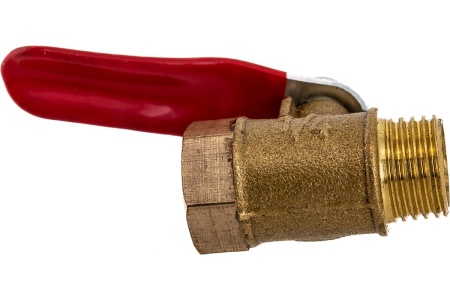 Шаровой кран Pegas pneumatic латунный, резьба внутренняя наружная 1/4 FXM 4406
