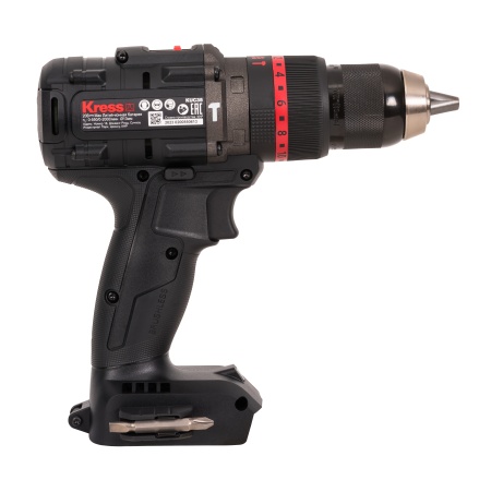 Дрель-шуруповерт аккумуляторная ударная бесщеточная KRESS KUC35.9, 20В, 150Нм, без АКБ и ЗУ, коробка