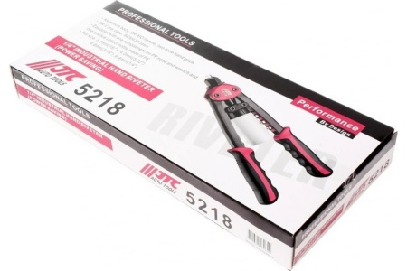 Ручной вытяжной заклепочник с контейнером для сбора стрежней, 325мм JTC 5218