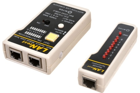 Сетевой тестер кабеля для тестирования кабеля 5bites UTP/FTP/STP RJ45 BNC TEL RJ11/12 LY-CT007