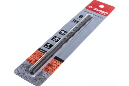 Сверло по бетону ЗУБР 8x150 мм 2922-150-08