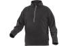 Флисовая толстовка HOEGERT TECHNIK EDER, на молнии 3/4, черная, р.M HT5K374-M