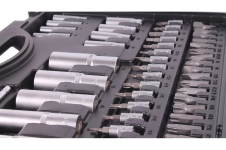 Набор торцевых головок и вставок ROCKFORCE 1/2"х1/4"DR 6-гранных 108 предметов RF-41082-5EURO