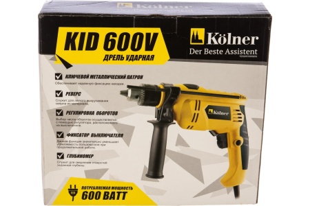 Ударная дрель Kolner KID 600V