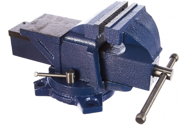 Поворотные слесарные тиски Энкор 125 мм 20085