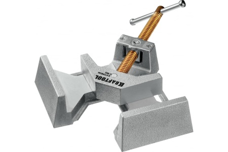 Экстрамощная стальная угловая струбцина для сварочных работ KRAFTOOL Extrem C90 32201 Экстрамощная стальная угловая струбцина для сварочных работ KRAFTOOL Extrem C90 32201