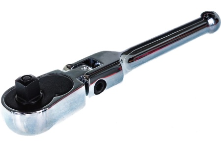 Шарнирный укороченный ключ-трещотка с фиксацией 3/8", 162мм JTC-3015