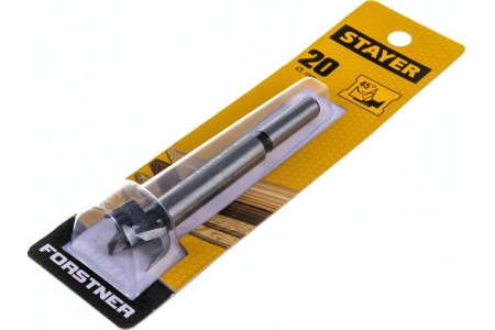 Сверло Форстнера STAYER по дереву 20 мм 29985-20_z01 Сверло Форстнера STAYER по дереву 20 мм 29985-20_z01