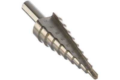 Сверло ступенчатое (4-20 мм; 9 ступеней; HSS) по металлу FIT IT 36395