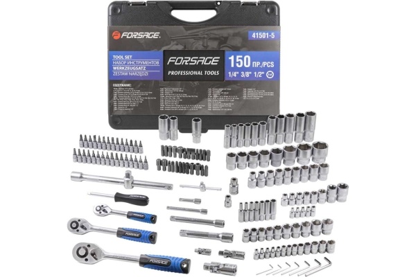 Набор инструмента Forsage PREMIUM 150+6 предмета F-41501-5