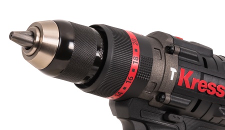 Дрель-шуруповерт аккумуляторная ударная бесщеточная KRESS KUC35.9, 20В, 150Нм, без АКБ и ЗУ, коробка