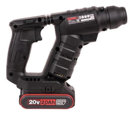 Перфоратор аккумуляторный, бесщеточный KRESS KU380, 20В, 2Ач х2, кейс