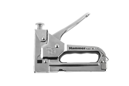 Механический степлер HAMMER Flex 309-006 скобы П4-14мм, тип 53, с регуриовкой удара 568993