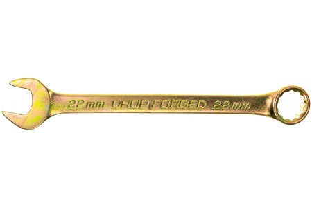 Комбинированный ключ, желтый цинк, 22 мм СИБРТЕХ 14984