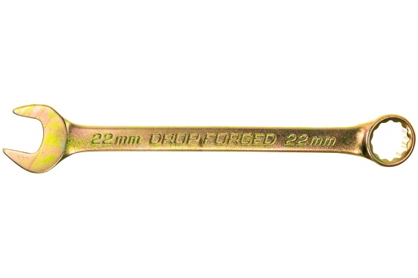 Комбинированный ключ, желтый цинк, 22 мм СИБРТЕХ 14984