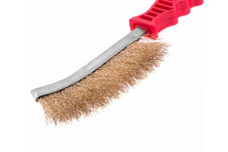 Металлическая латунированная щетка MATRIX 74827