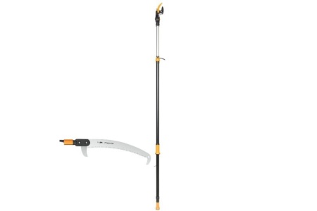 Промонабор Fiskars: телескопический универсальный сучкорез UPX86, насадка пила 1023634