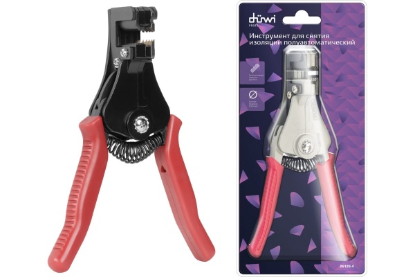 Инструмент для снятия изоляции duwi полуавтоматичсекий, 0,3 - 6 мм WS-03 PROFI 26125 4