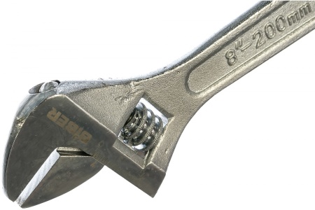 Разводной ключ 200мм со шкалой Biber 90002 тов-087760