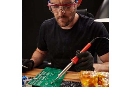 Паяльник с нихромовым нагревателем, долговечное жало 220В 100Вт PROCONNECT12-0126-4