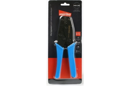 Обжимные клещи Smartbuy 0,5-6 мм2, трещотка, для трубчатых изолированных и неизолированных наконечников SBT-WSR-3