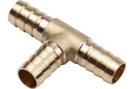 Тройник Т елочка 10 мм, латунь, в блистере AV Steel AV-700340B блистер