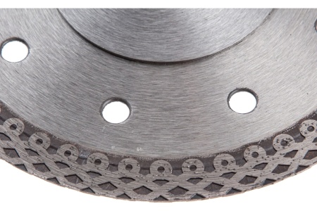 Диск алмазный отрезной тонкий сплошной Jaguar (125х22.2 мм, мокрое резание) GROSS 73053