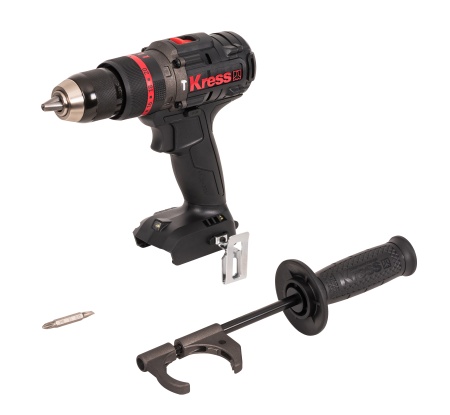 Дрель-шуруповерт аккумуляторная ударная бесщеточная KRESS KUC35.9, 20В, 150Нм, без АКБ и ЗУ, коробка