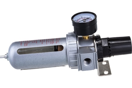 Фильтр влагоотделитель с индикатором давления 1/4" для пневмосистемы Forsage 47048 F-AFR802 Фильтр влагоотделитель с индикатором давления 1/4" для пневмосистемы Forsage 47048 F-AFR802