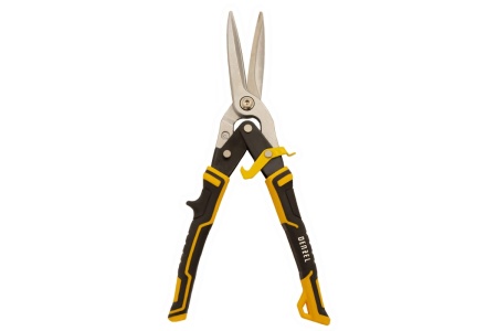 Ножницы по металлу Denzel 315мм, прямой проходной рез, сталь-CrMo, трехкомп.рук-ки 78373