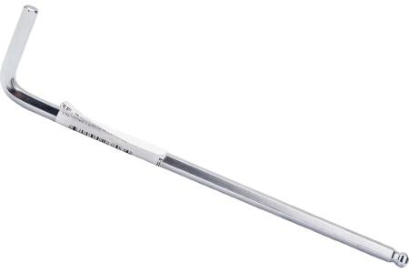 Г-образный 6-гранный экстра длинный ключ с шаром ROCKFORCE 5мм RF-76505XL