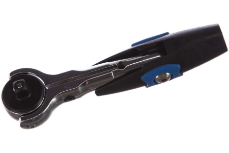 Трещотка 1/4", 114 мм, 72 зубца, дисковый механизм, поворотная голова с кнопкой KING TONY 2752-45G