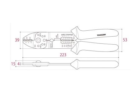 Кабельные клещи TSUNODA AP-04