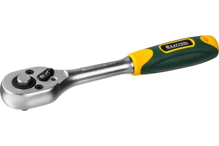 Трещотка для торцовых головок KRAFTOOL Expert Сr-V сталь, 72 зубца, 1/4" 27791-1/4_z02