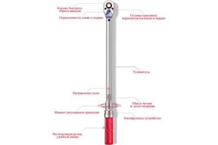Динамометрический ключ GOODKING 3/8 дюйма KD-380560 Динамометрический ключ GOODKING 3/8 дюйма KD-380560
