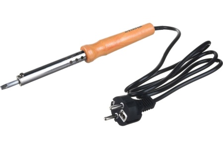 Паяльник Stayer MASTER с деревянной рукояткой и долговечным жалом 80 Вт клин 55310-80