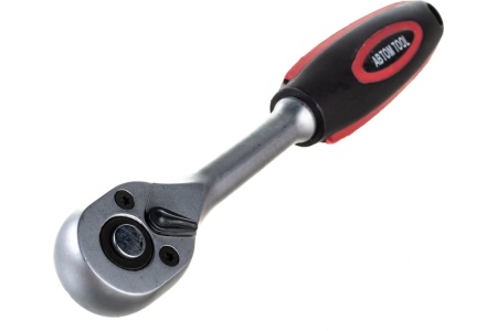 Трещотка ABTOMTOOL РROFFI 1/4, 72 зуб, 145 мм, CrV 54450