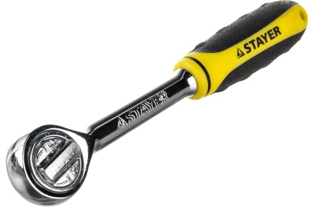 Трещотка STAYER PROFI для торцевых головок, Cr-V, 1/4" 27785-1/4