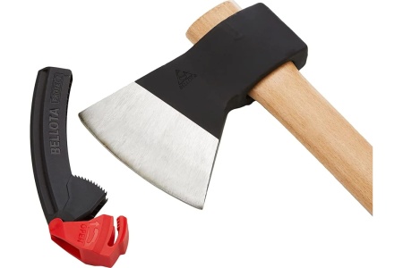 Кованый топор с буковой рукояткой и защитой лезвия Bellota 1200 г 8130-1200 N