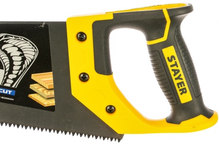 Универсальная ножовка пила Stayer "Cobra 3D" 450мм, 7TPI, 3D зуб, 1512-45_z01