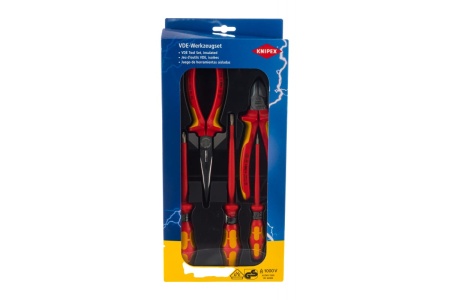 Набор электроизолированных инструментов KNIPEX KN-002013 Набор электроизолированных инструментов KNIPEX KN-002013