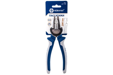 Пассатижи 200 мм CR-V КОБАЛЬТ 647-109