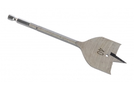 Сверло перовое по дереву (40х152 мм; HEX1/4) MATRIX 70432 Сверло перовое по дереву (40х152 мм; HEX1/4) MATRIX 70432