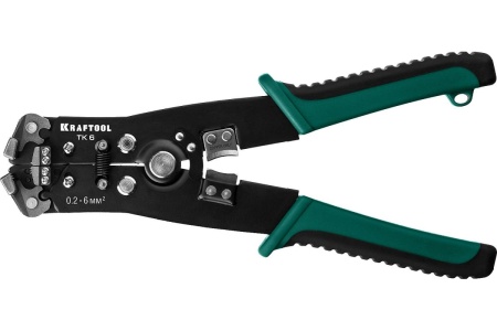 Стриппер KRAFTOOL TK-6 автоматический, многофункциональный, 0.2 - 6 мм2, 22635